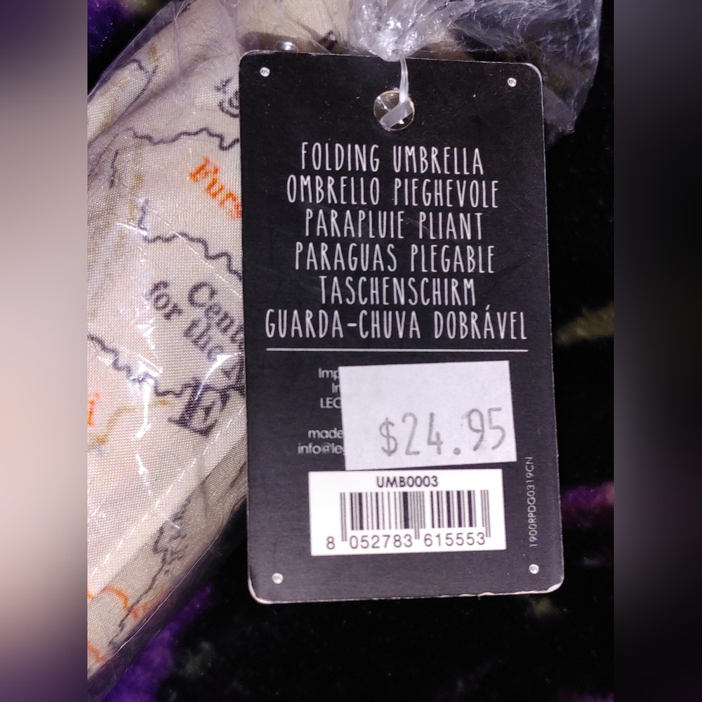 ❤️3/$15❤️Folding Umbrella with Map Design